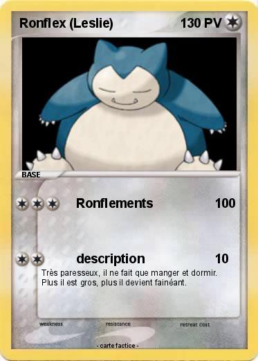 Pokemon Ronflex (Leslie)