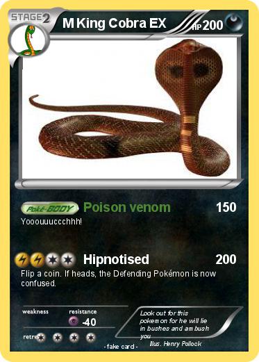 Pokemon M King Cobra EX