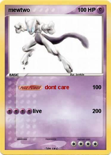 Pokemon mewtwo