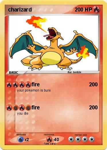 Pokemon charizard