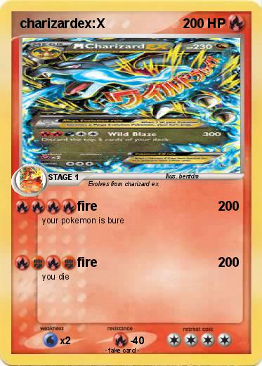 Pokemon charizardex:X