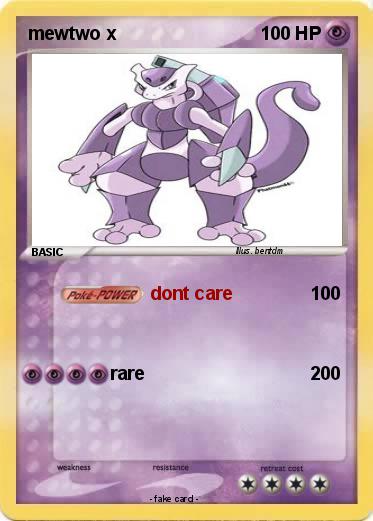Pokemon mewtwo x