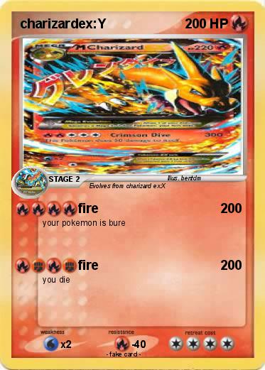 Pokemon charizardex:Y