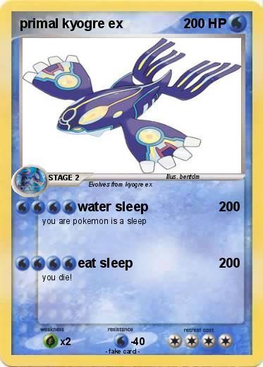 Pokemon primal kyogre ex