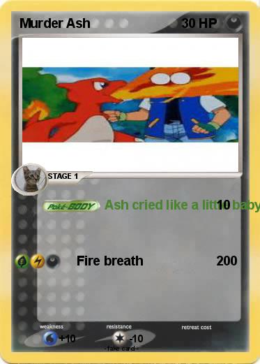 Pokemon Murder Ash