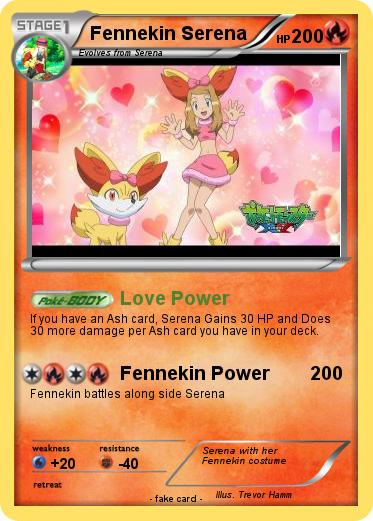 Pokemon Fennekin Serena