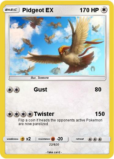 Pokemon Pidgeot EX
