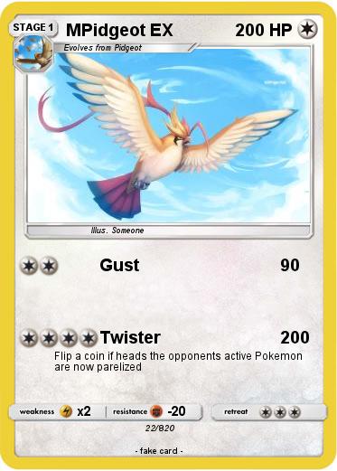 Pokemon MPidgeot EX