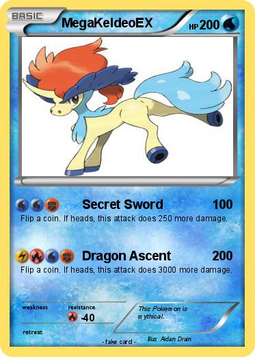 Pokemon MegaKeldeoEX