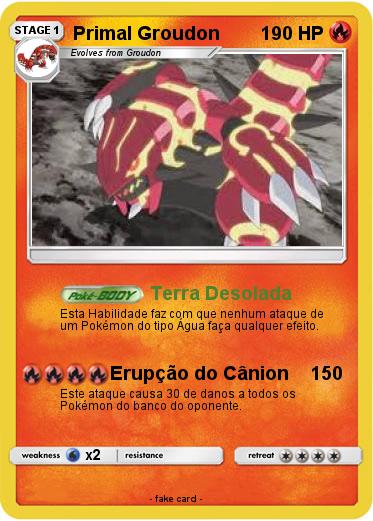 Pokemon Primal Groudon