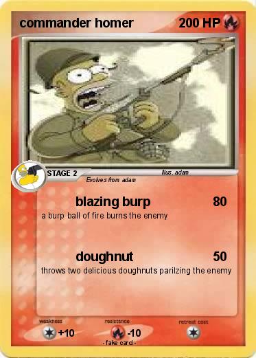Pokemon commander homer