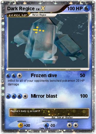 Pokemon Dark Regice