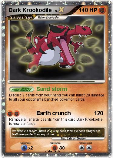 Pokemon Dark Krookodile