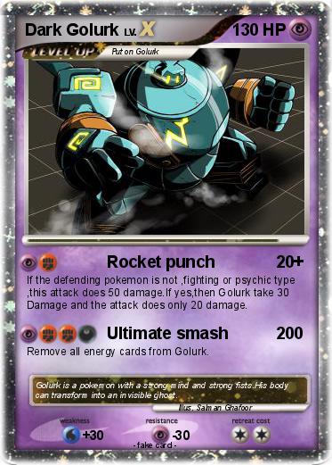 Pokemon Dark Golurk