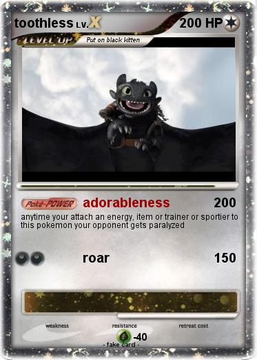 Pokemon toothless