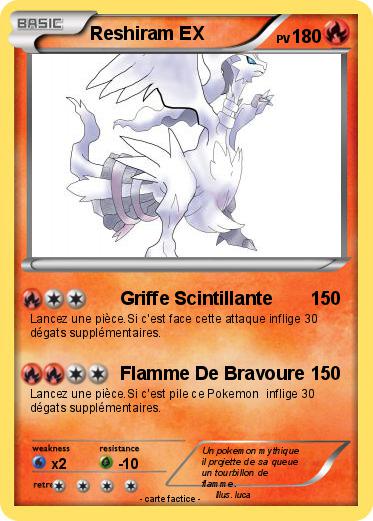 Pokemon Reshiram EX