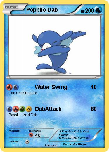 Pokemon Popplio Dab