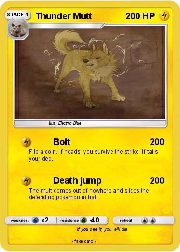 Pokemon Thunder Mutt