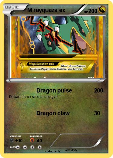 Pokemon M rayquaza ex