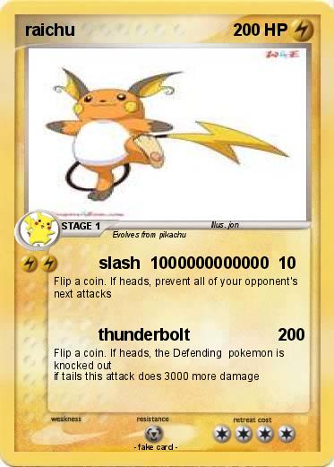Pokemon raichu