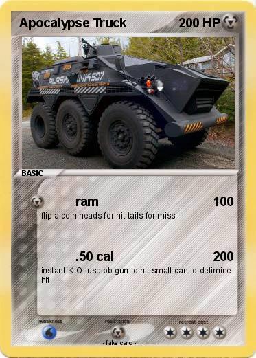 Pokemon Apocalypse Truck