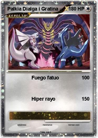 Pokemon Palkia Dialga i Gratina
