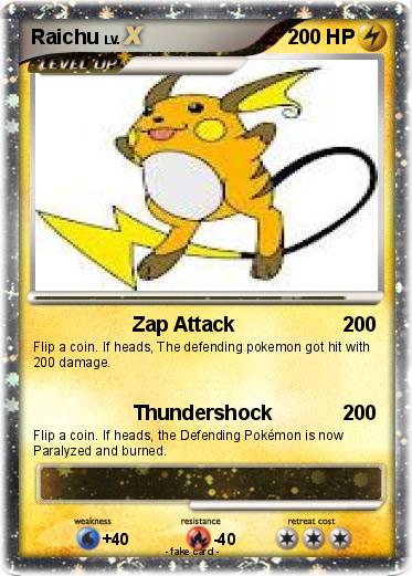Pokemon Raichu