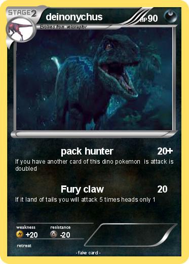 Pokemon deinonychus