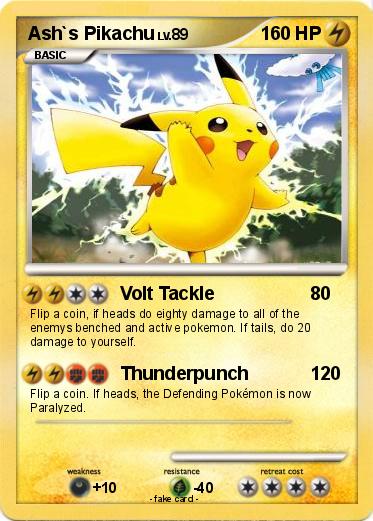 Pokemon Ash`s Pikachu