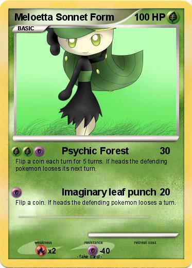 Pokemon Meloetta Sonnet Form