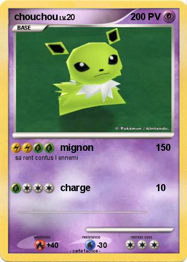 Pokemon chouchou