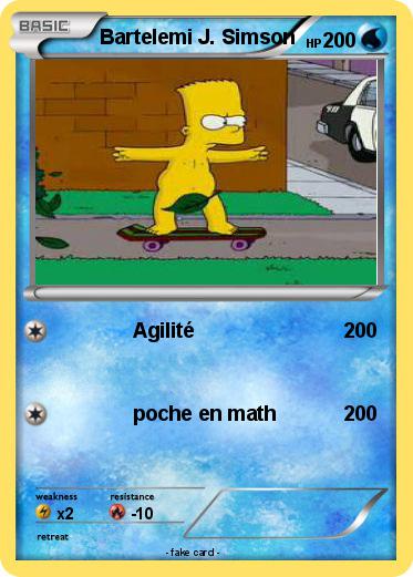 Pokemon Bartelemi J. Simson
