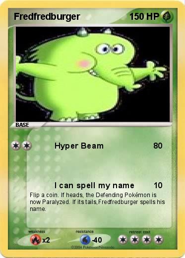 Pokemon Fredfredburger