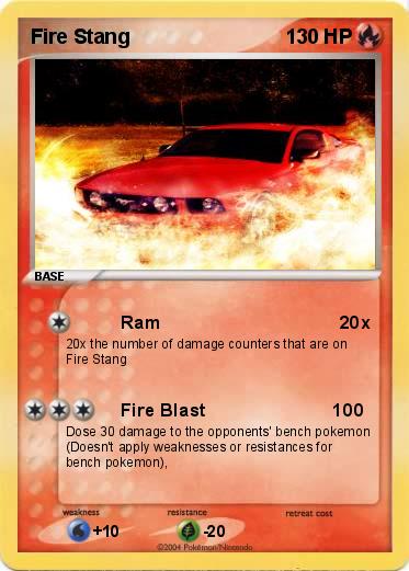 Pokemon Fire Stang