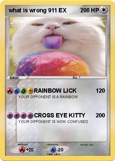 Pokemon what is wrong 911 EX