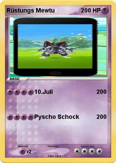 Pokemon Rüstungs Mewtu