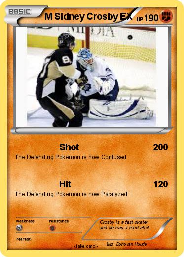 Pokemon M Sidney Crosby EX