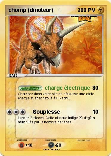 Pokemon chomp (dinoteur)