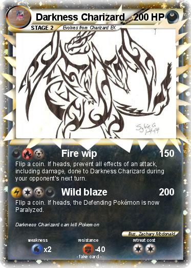Pokemon Darkness Charizard