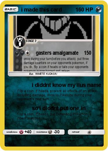 Pokemon i made this card