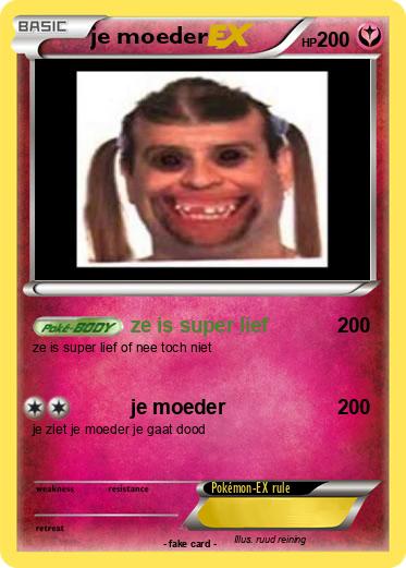 Pokemon je moeder