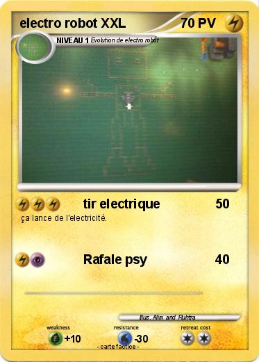 Pokemon electro robot XXL