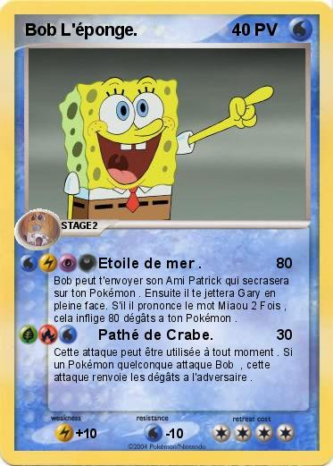 Pokemon Bob L'éponge.