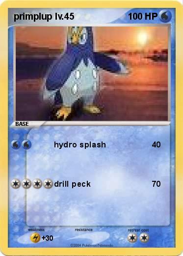 Pokemon primplup lv.45