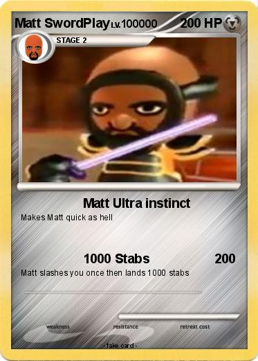 Pokemon Matt SwordPlay