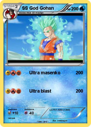 Pokemon SS God Gohan