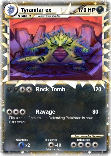 Pokemon Tyranitar ex
