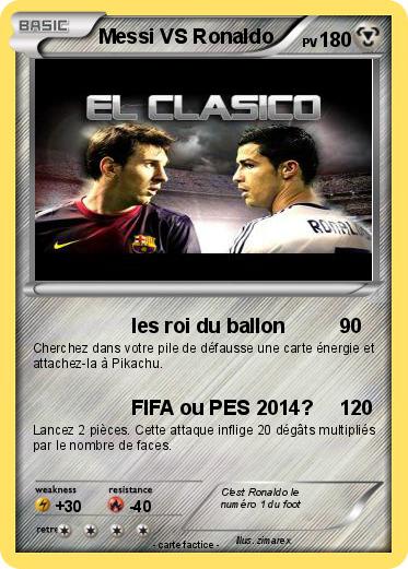Pokemon Messi VS Ronaldo