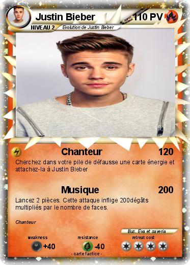 Pokemon Justin Bieber