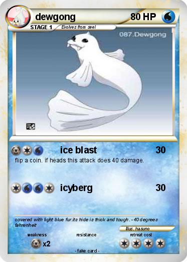 Pokemon dewgong